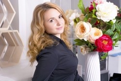 Photo of beautiful Ukraine  Anastasia with light-brown hair and brown eyes - 27810