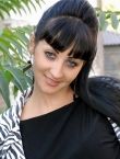 Photo of beautiful Ukraine  Anastasiya with black hair and blue eyes - 19477