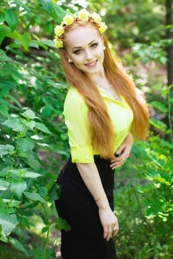 Photo of beautiful Ukraine  Anna with red hair and blue eyes - 20255