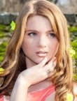 Photo of beautiful  woman Elena with red hair and green eyes - 21451