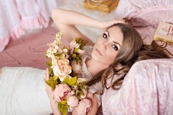 Photo of beautiful Ukraine  Irina with light-brown hair and brown eyes - 21728