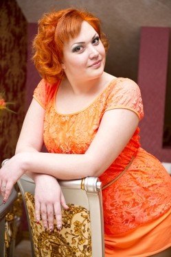 Photo of beautiful Ukraine  Juliya with red hair and green eyes - 22089