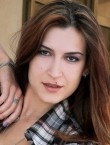 Photo of beautiful  woman Kateryna with brown hair and hazel eyes - 20421