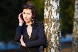 Photo of beautiful Ukraine  Katia with light-brown hair and green eyes - 20544