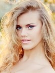 Photo of beautiful  woman Kristina with blonde hair and blue eyes - 21296