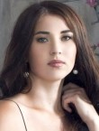 Photo of beautiful Ukraine  Larisa with brown hair and green eyes - 27599