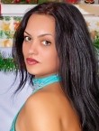 Photo of beautiful Ukraine  Larisa with black hair and green eyes - 28001