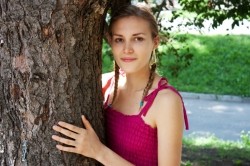 Photo of beautiful Ukraine  Margarita with light-brown hair and hazel eyes - 20314