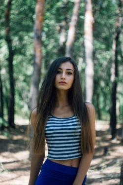 Photo of beautiful Ukraine  Melaniya with black hair and brown eyes - 20520