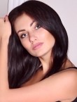 Photo of beautiful  woman Olga with black hair and blue eyes - 22413