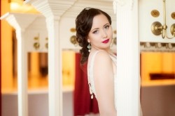 Photo of beautiful Ukraine  Olga with brown hair and blue eyes - 28240