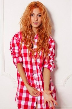 Photo of beautiful Ukraine  Radoslava with red hair and brown eyes - 22450