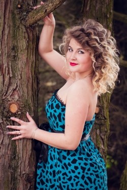 Photo of beautiful Ukraine  Solomiya with blonde hair and green eyes - 20289