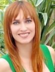 Photo of beautiful  woman Valeria with red hair and grey eyes - 21552